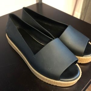 Melissa Puzzle Open Toe Slip-On Wedge